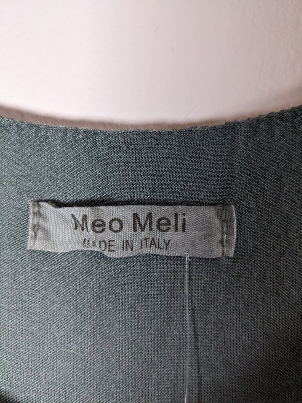 NWT Meo Meli Silk Green Maxi Dress - One Size