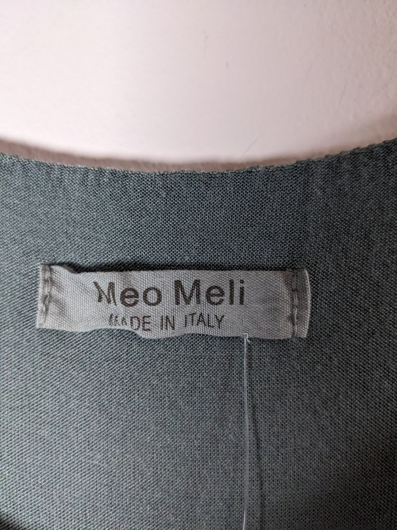 NWT Meo Meli Silk Green Maxi Dress - One Size