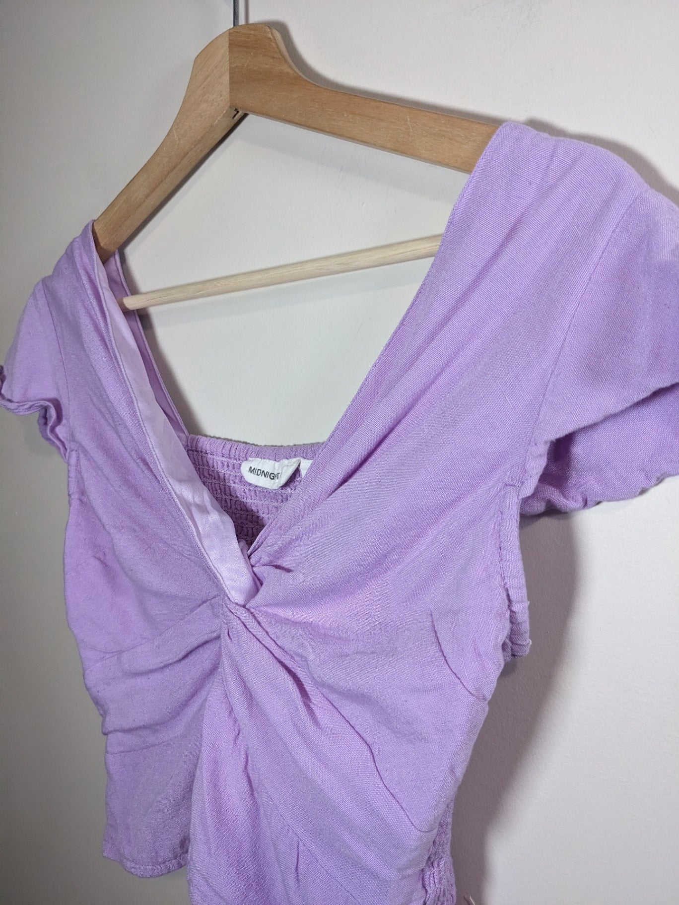 Midnight Sky Purple Crop Top - M