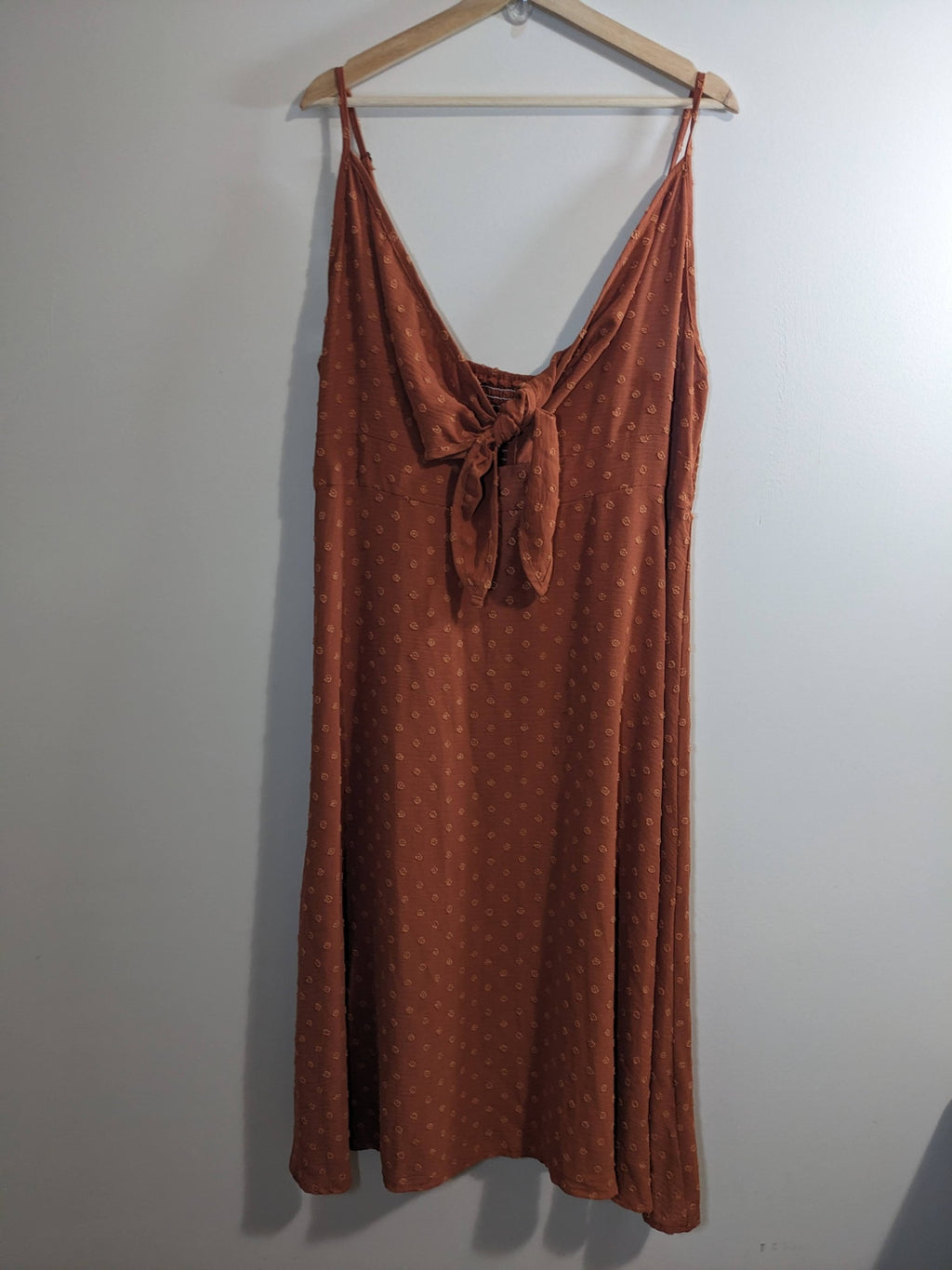 Shein Rust Midi Dress - 3XL