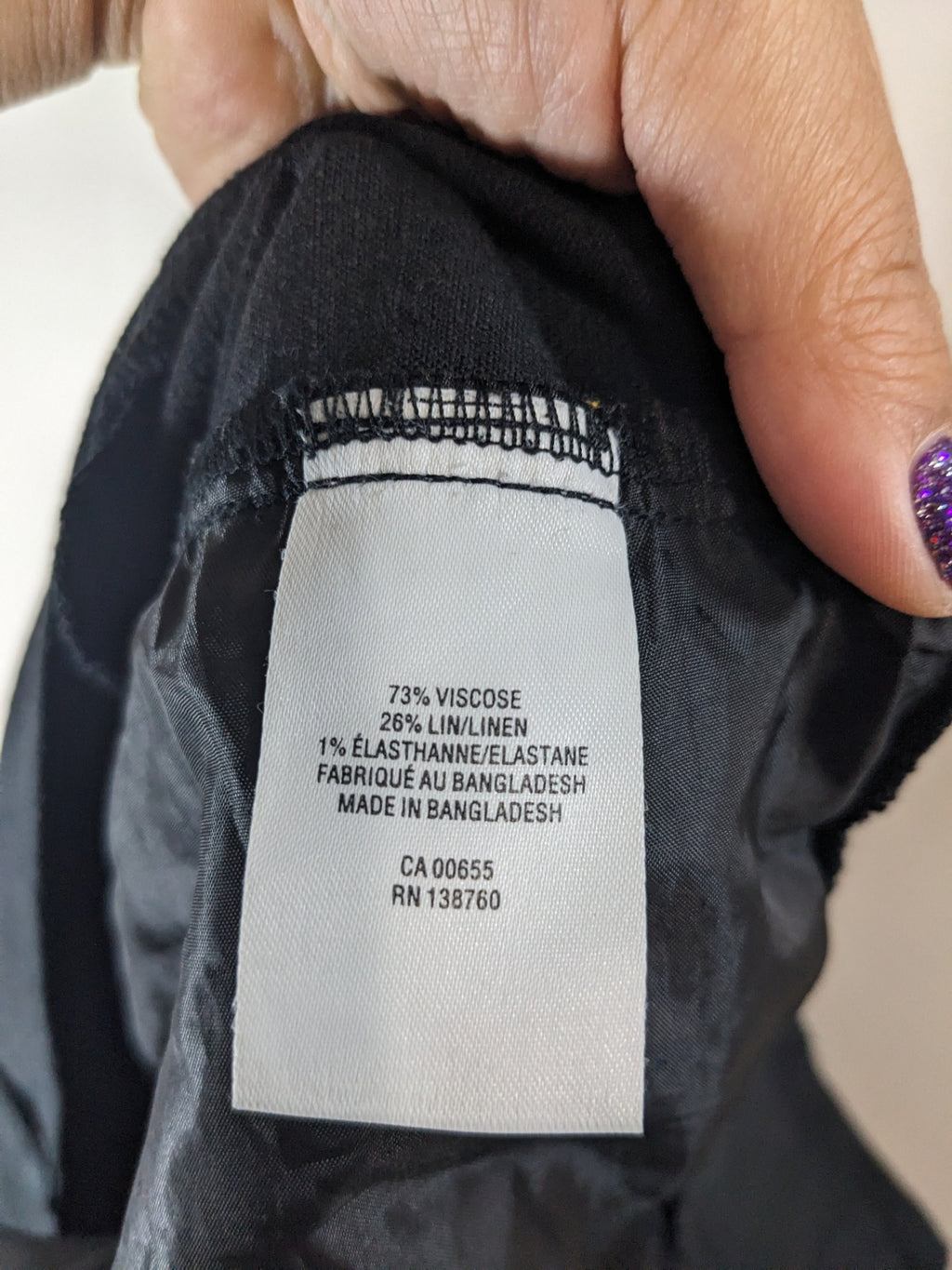 Reitmans Black Linen Shorts - sz 20