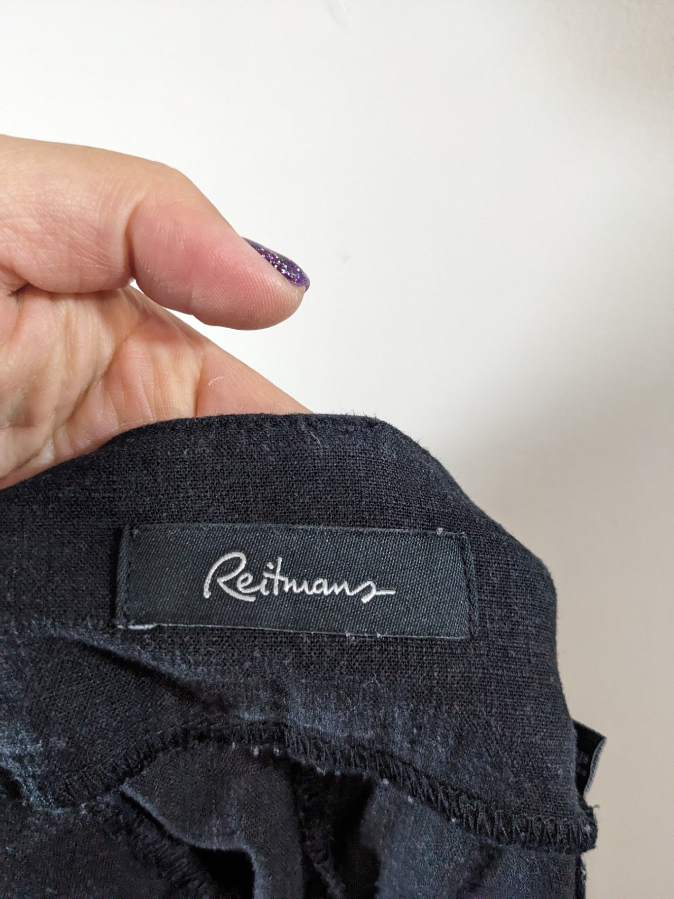 Reitmans Black Linen Shorts - sz 20