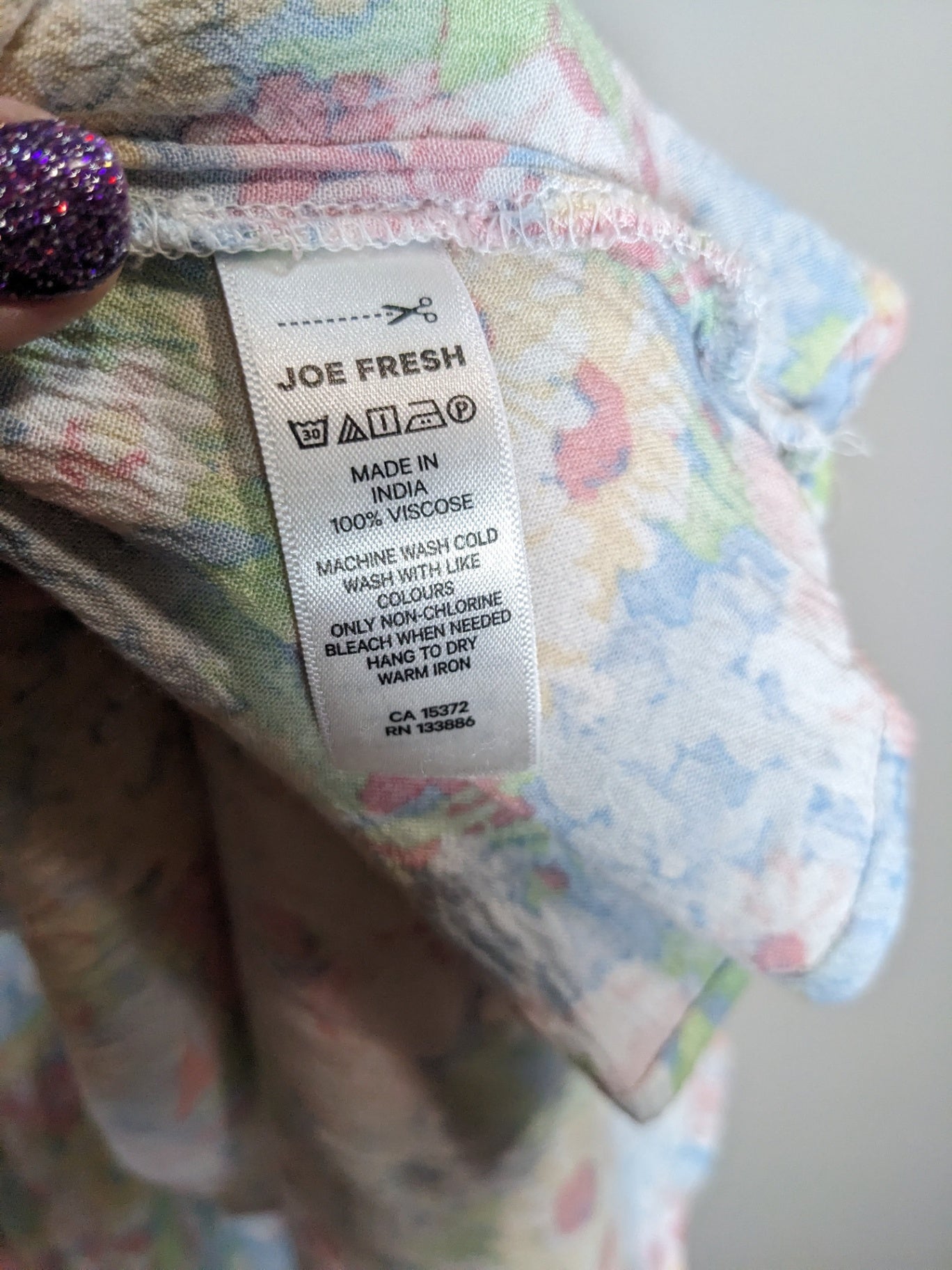 Joe Fresh Floral Wrap Maxi Dress - 2XL