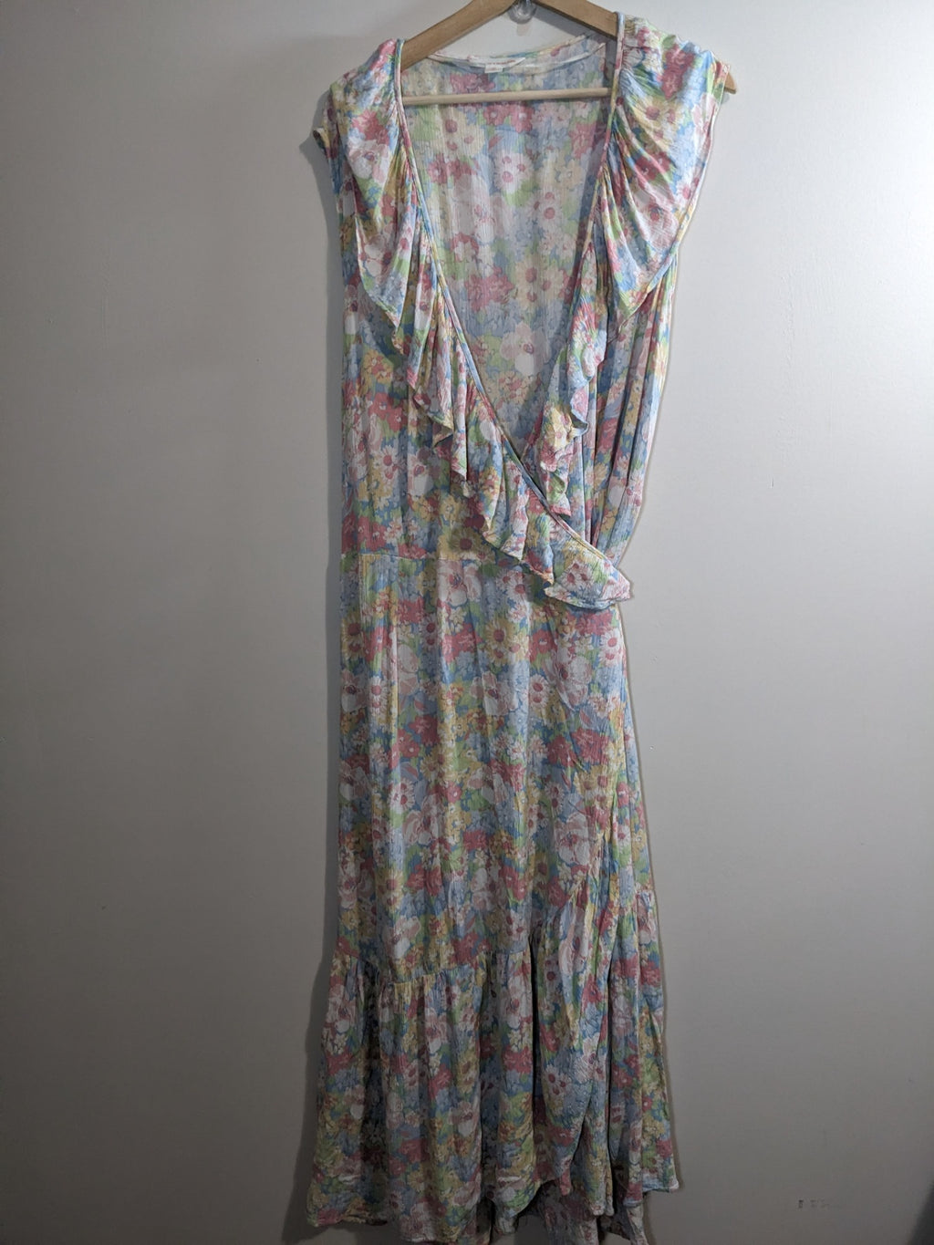 Joe Fresh Floral Wrap Maxi Dress - 2XL
