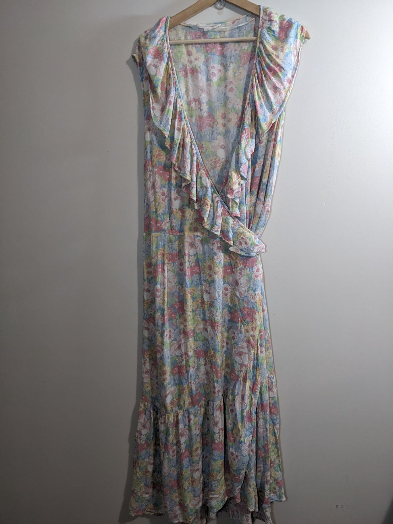 Joe Fresh Floral Wrap Maxi Dress - 2XL