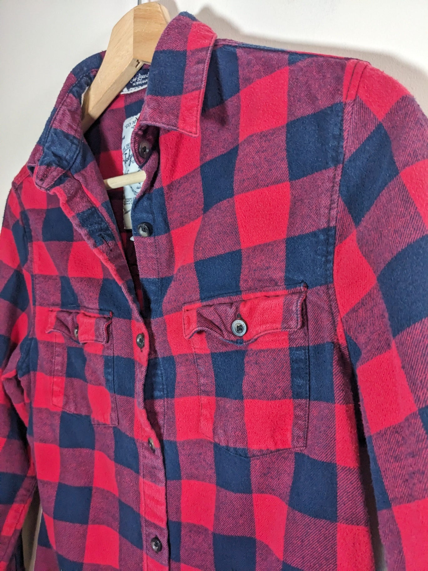 Tokyo Laundry Plaid Shirt - sz 8