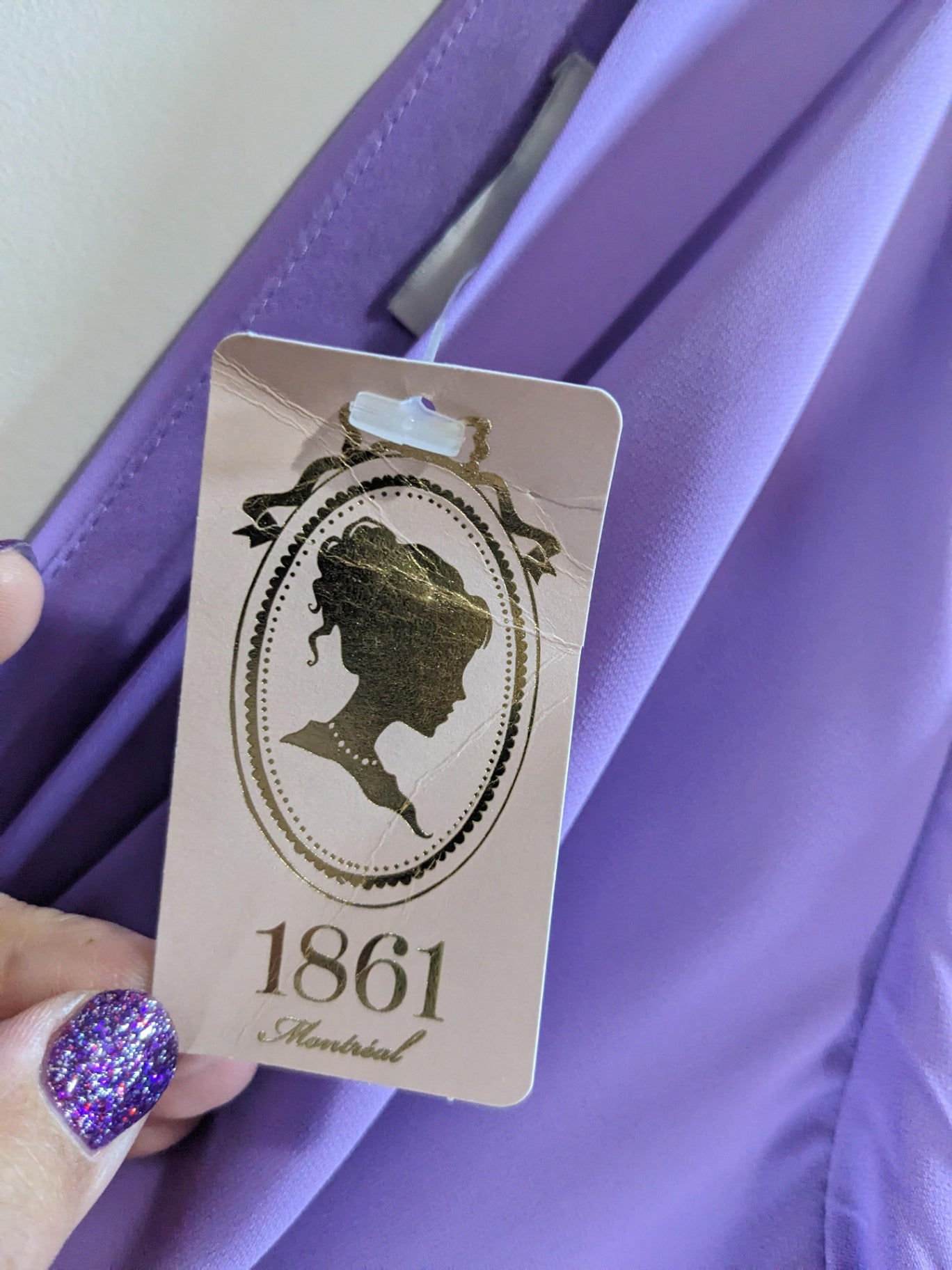 NWT Adelyn Rae Purple Dress - S