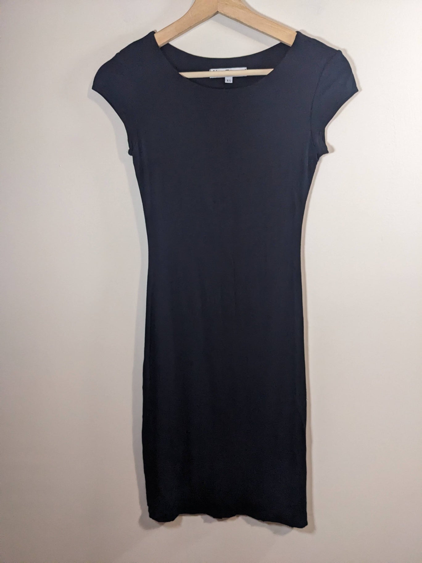 Velvet Torch Black Dress - XS