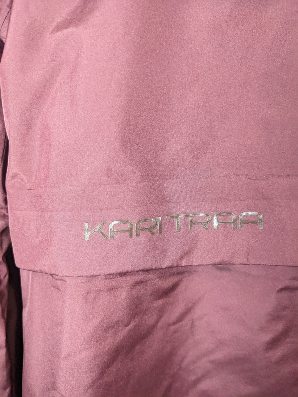 Kari Traa Burgundy Rain Jacket - XS