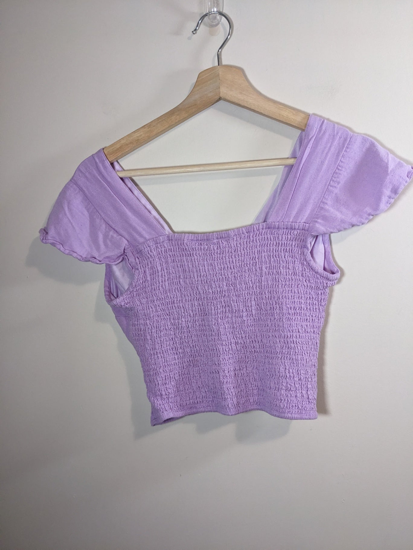 Midnight Sky Purple Crop Top - M