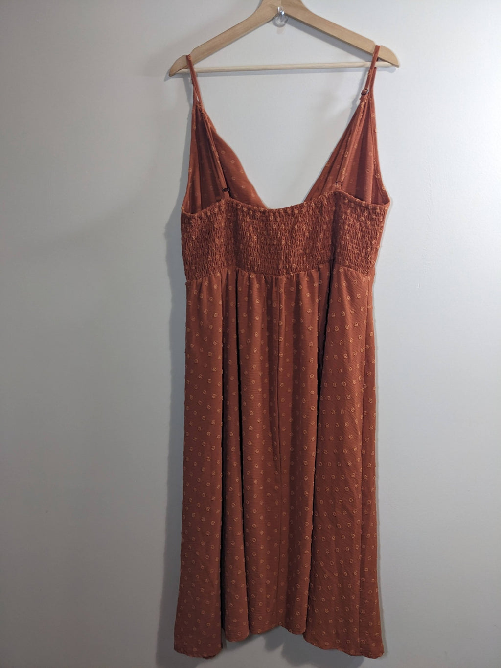 Shein Rust Midi Dress - 3XL