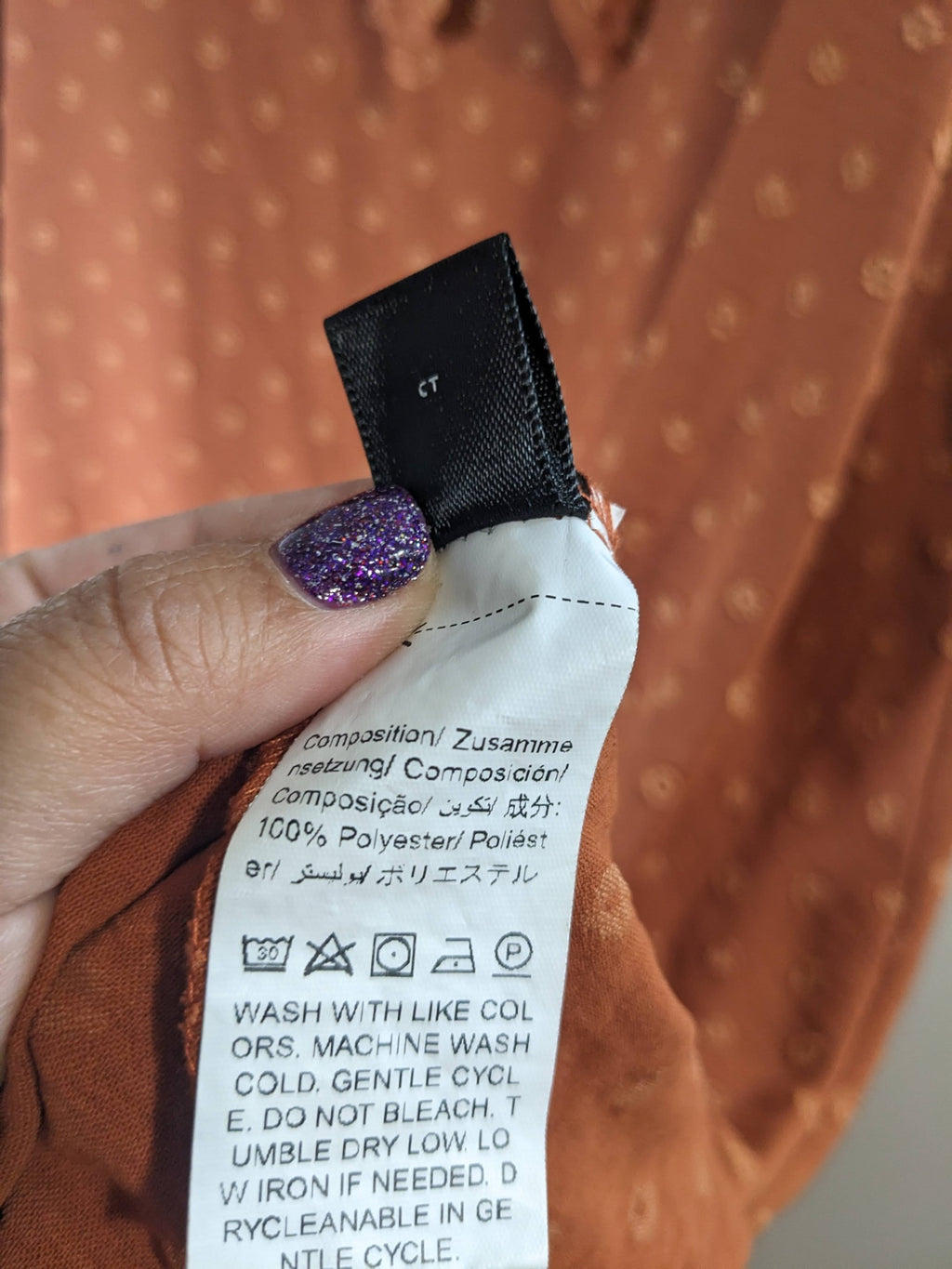 Shein Rust Midi Dress - 3XL