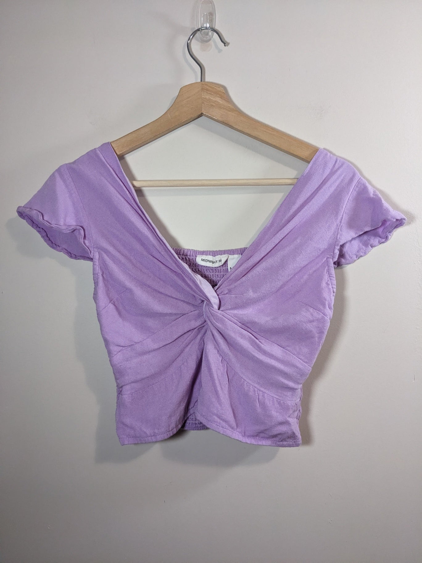 Midnight Sky Purple Crop Top - M