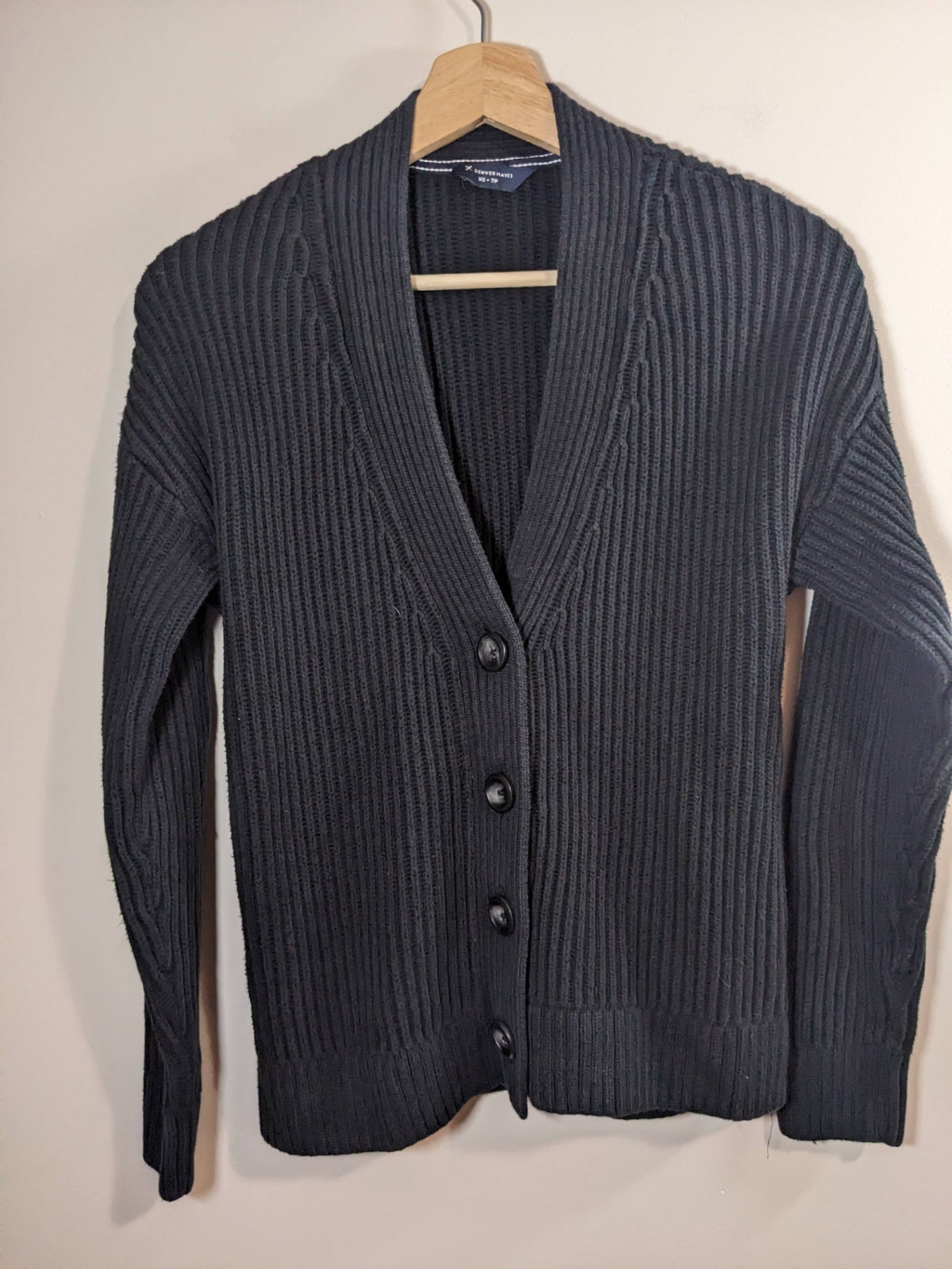 Denver Hayes Black Cardigan - XS