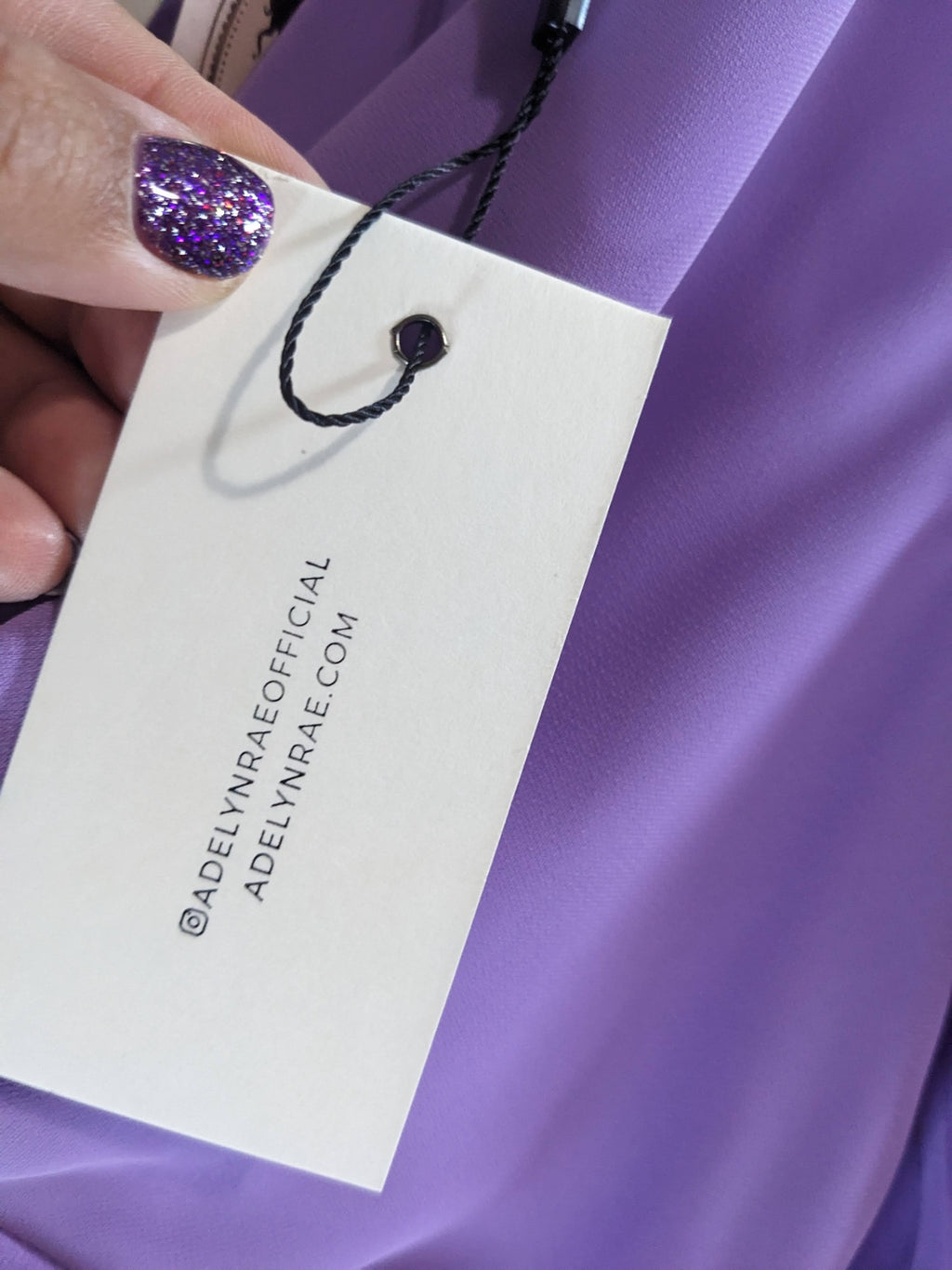 NWT Adelyn Rae Purple Dress - S