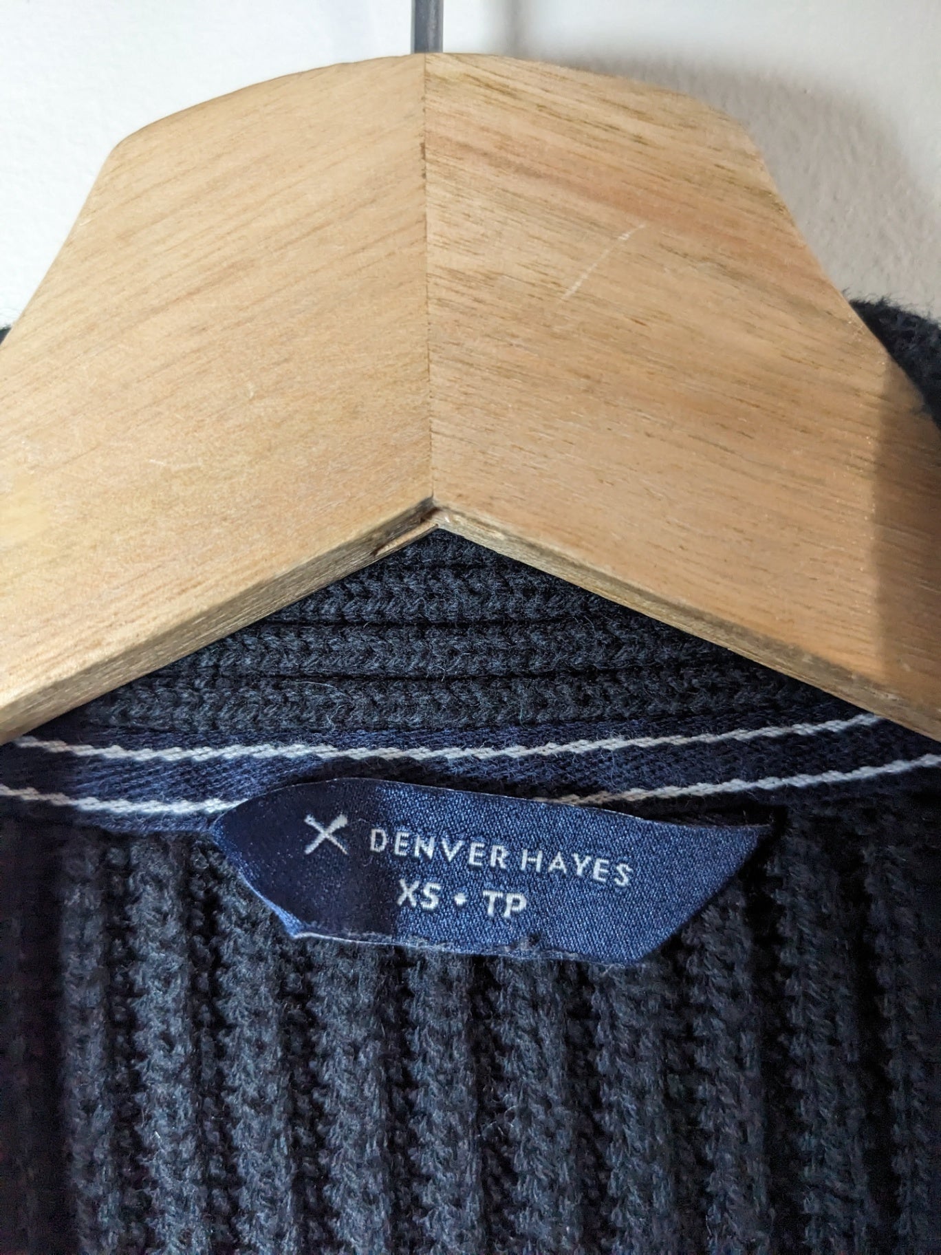 Denver Hayes Black Cardigan - XS