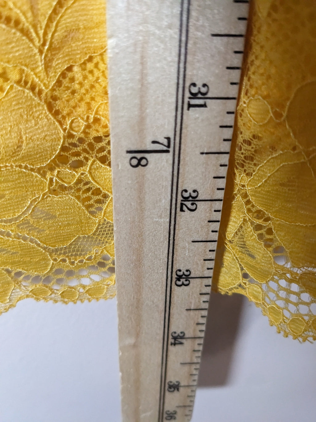Guess Yellow Lace Dress - S
