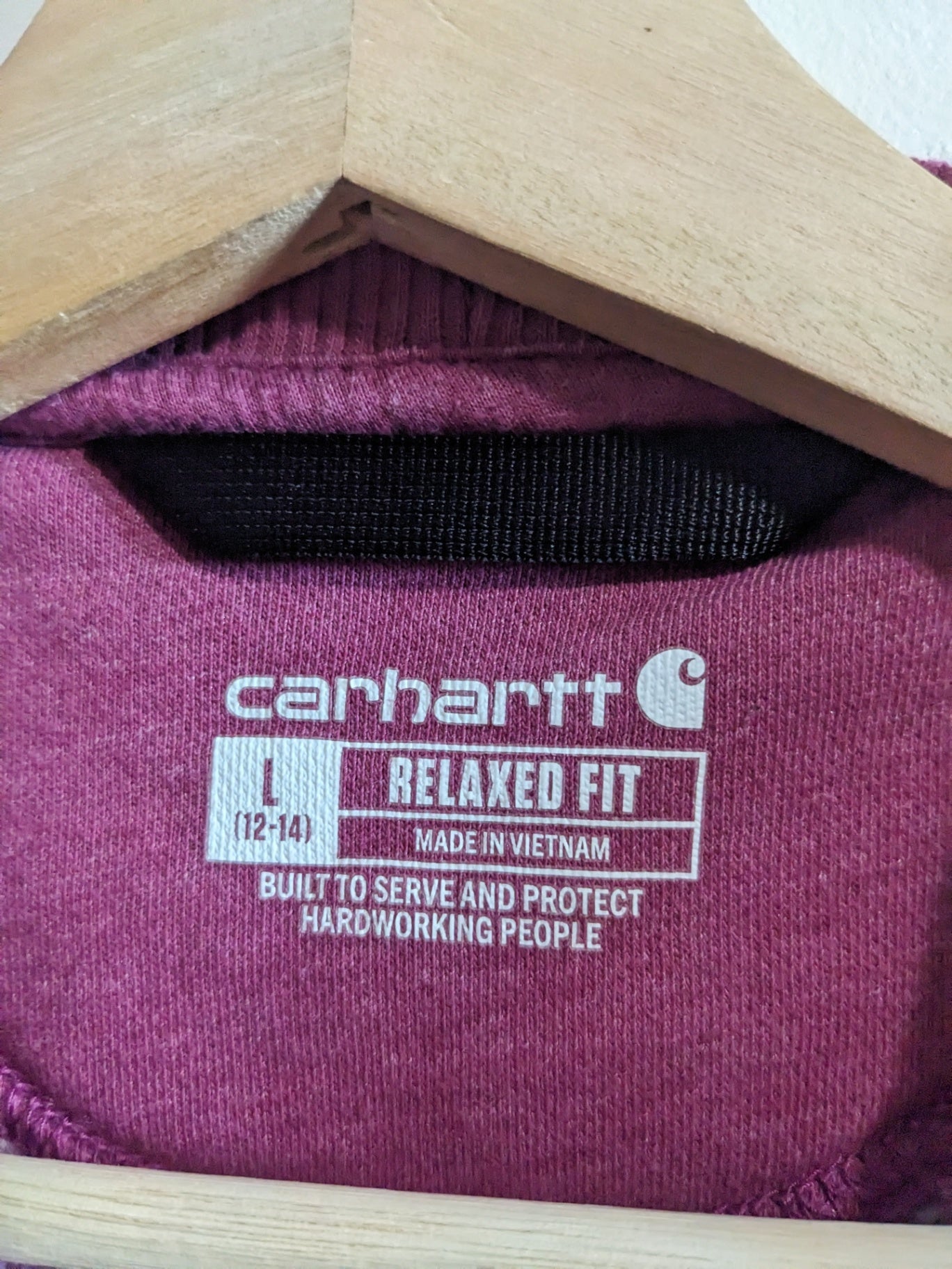 Carhartt Pink Crewneck - L
