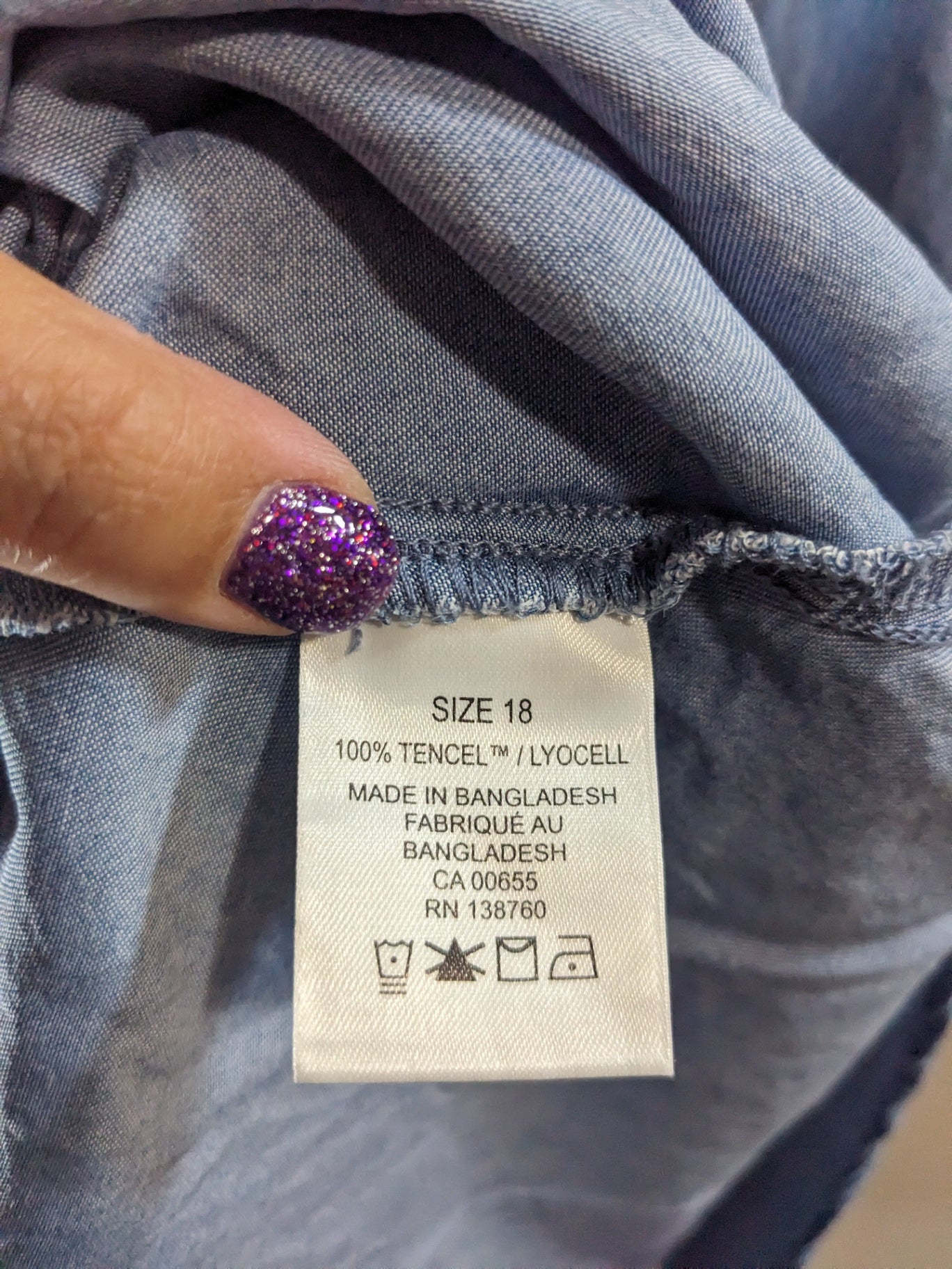 Addition Elle Denim Dress - Sz 18