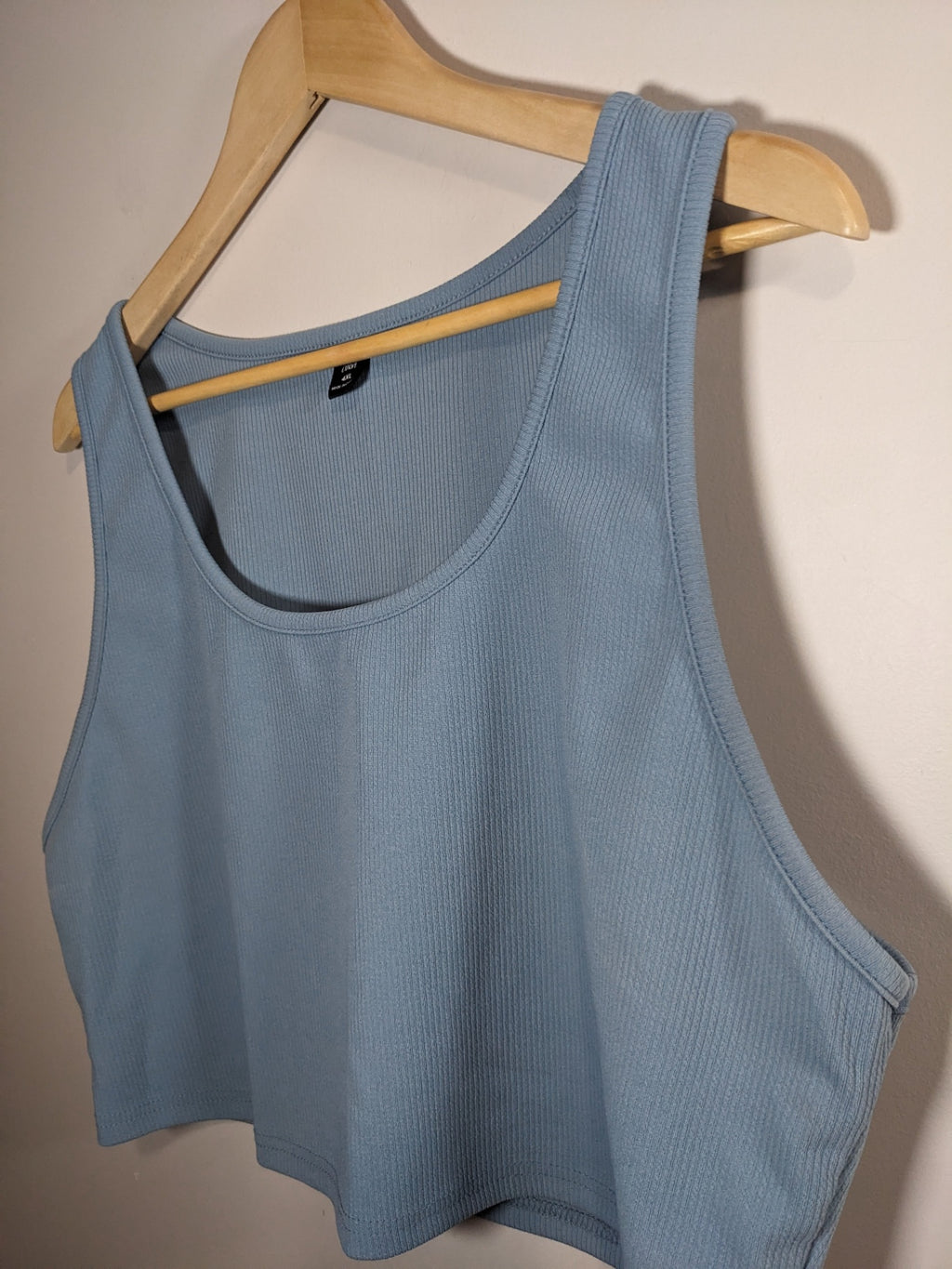Shein Blue Crop Tank - 4XL