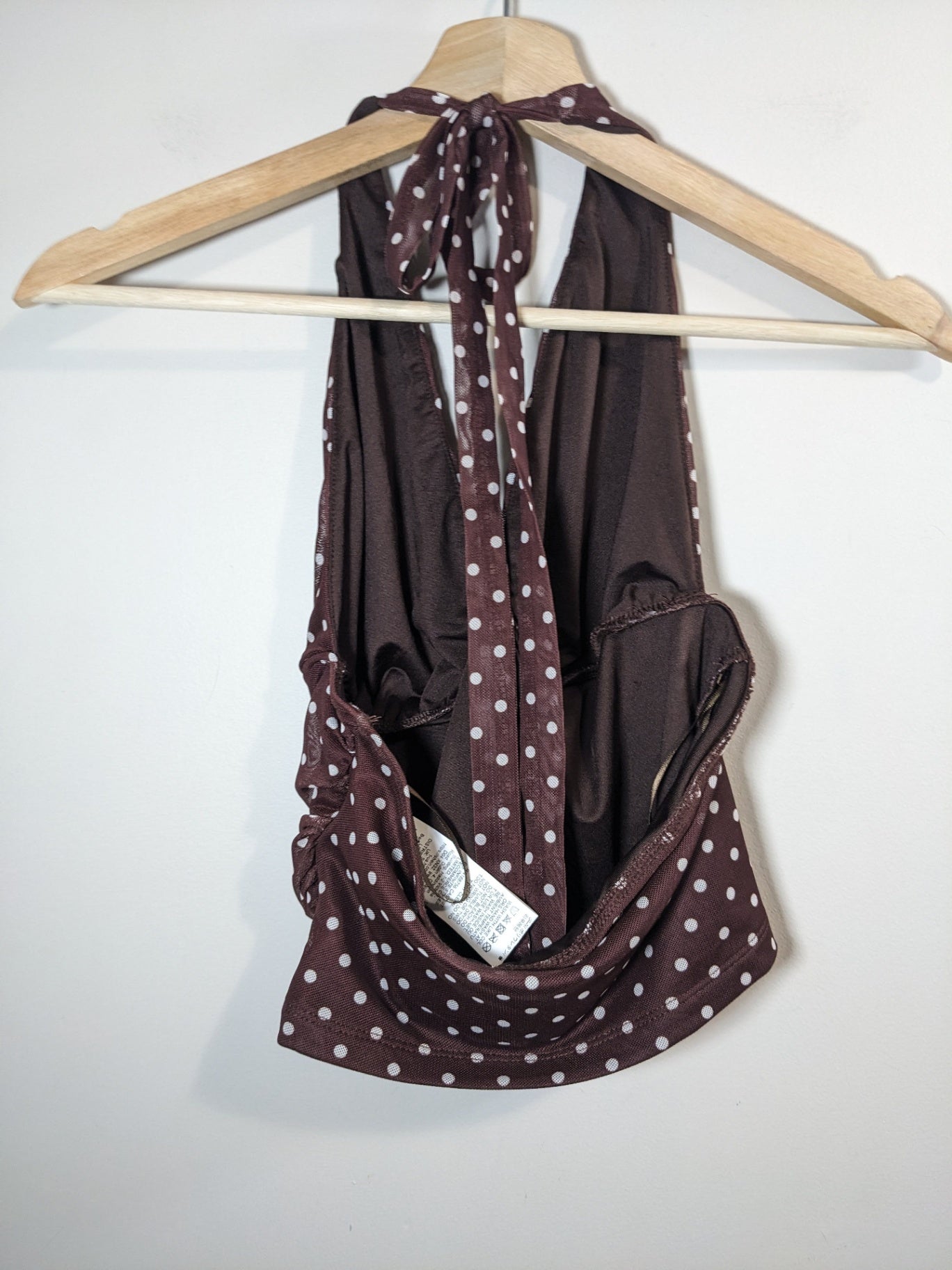 Shein Polka Dot Halter - S