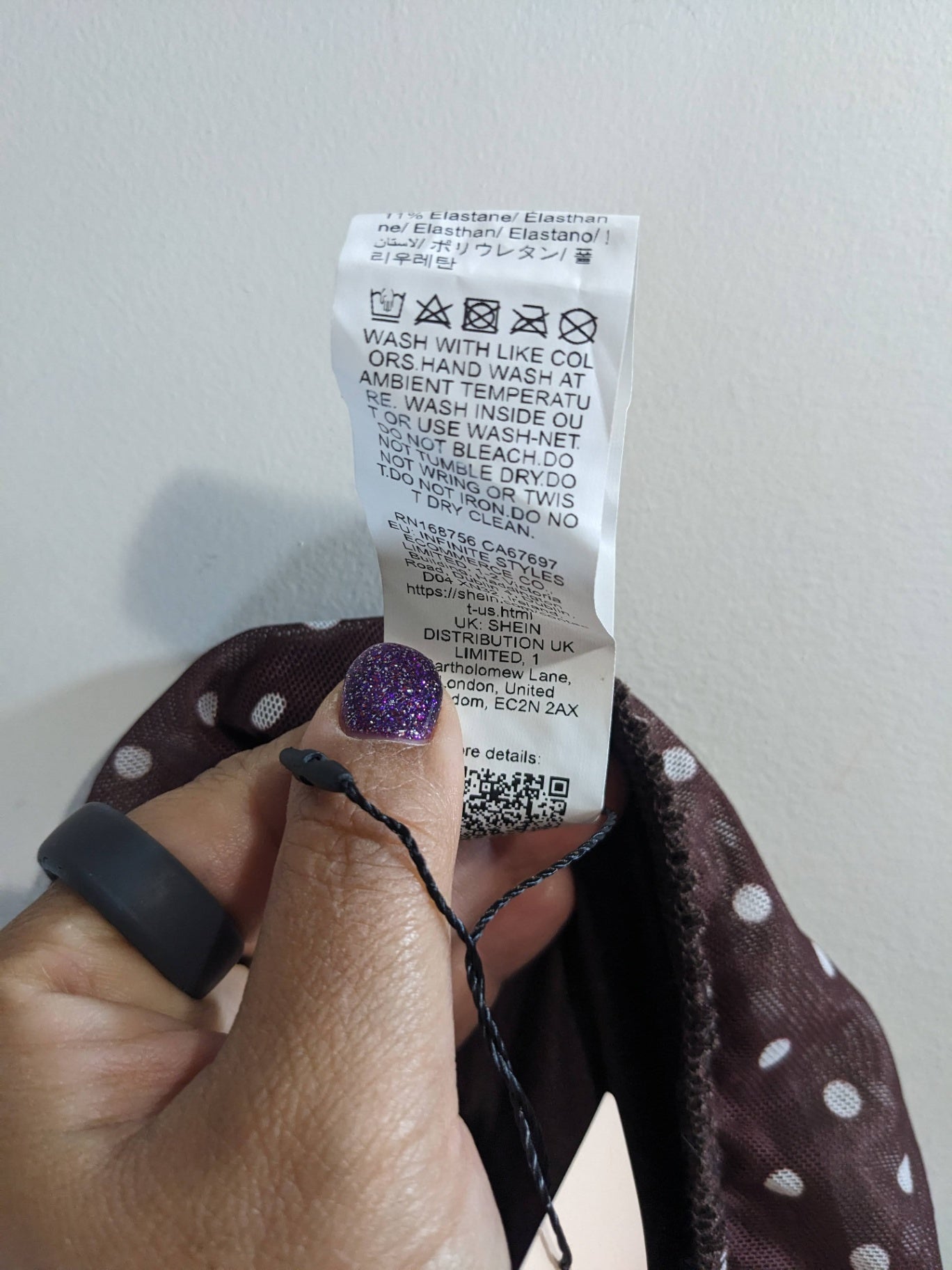NWT Shein Polka Dot Skirt- S