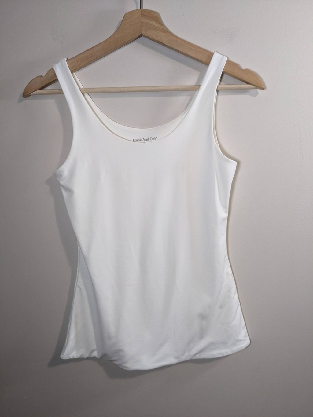 Frank And Oak White Tank - XS