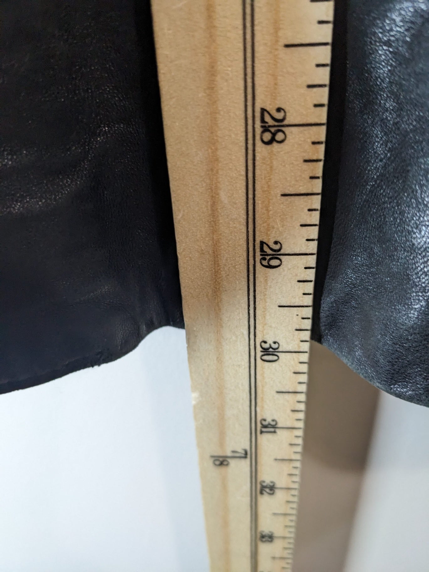 DANIER Black Leather Jacket- S