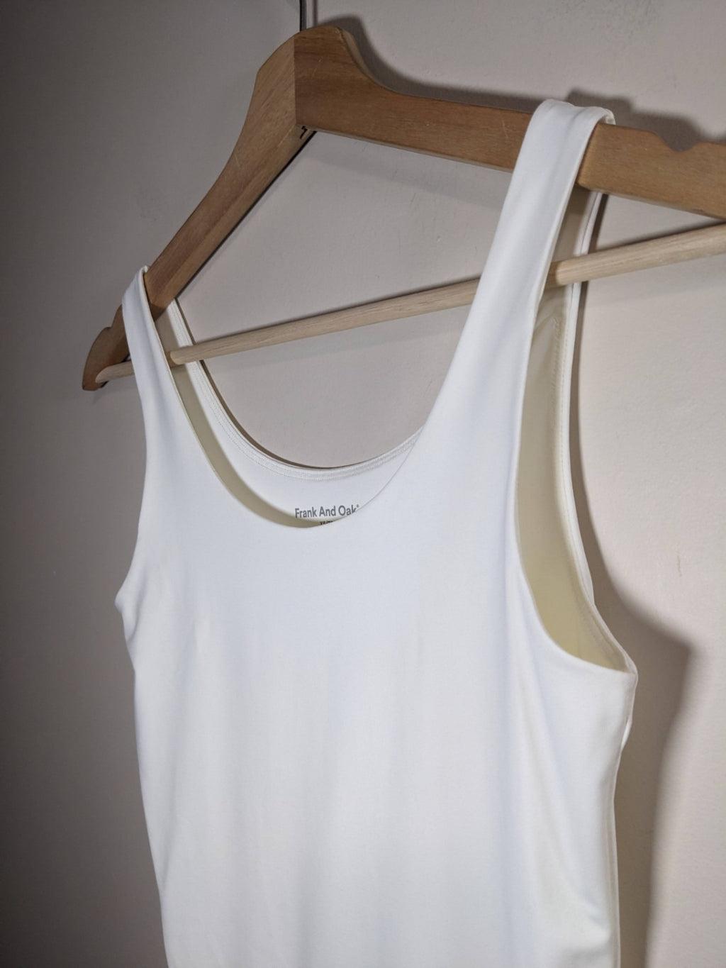 Frank And Oak White Tank - XS
