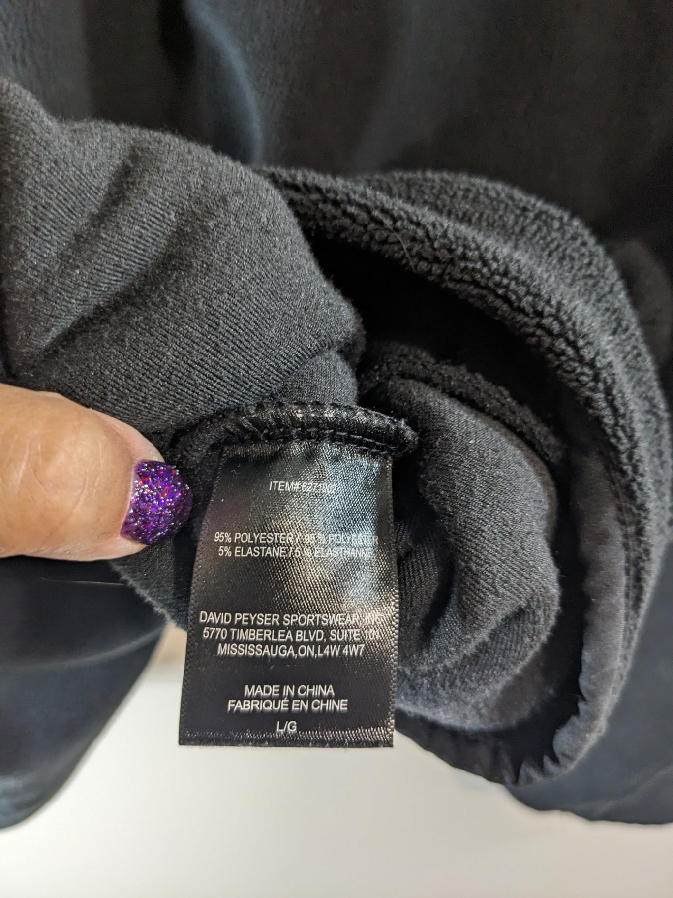 32° Heat Black Fleece Pullover - L
