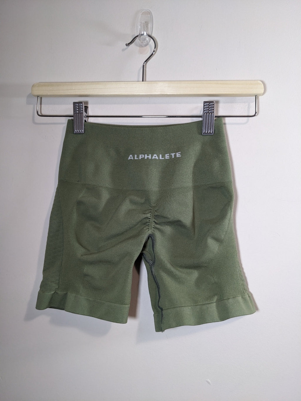 ALPHALETE Olive Shorts - appears XS/S
