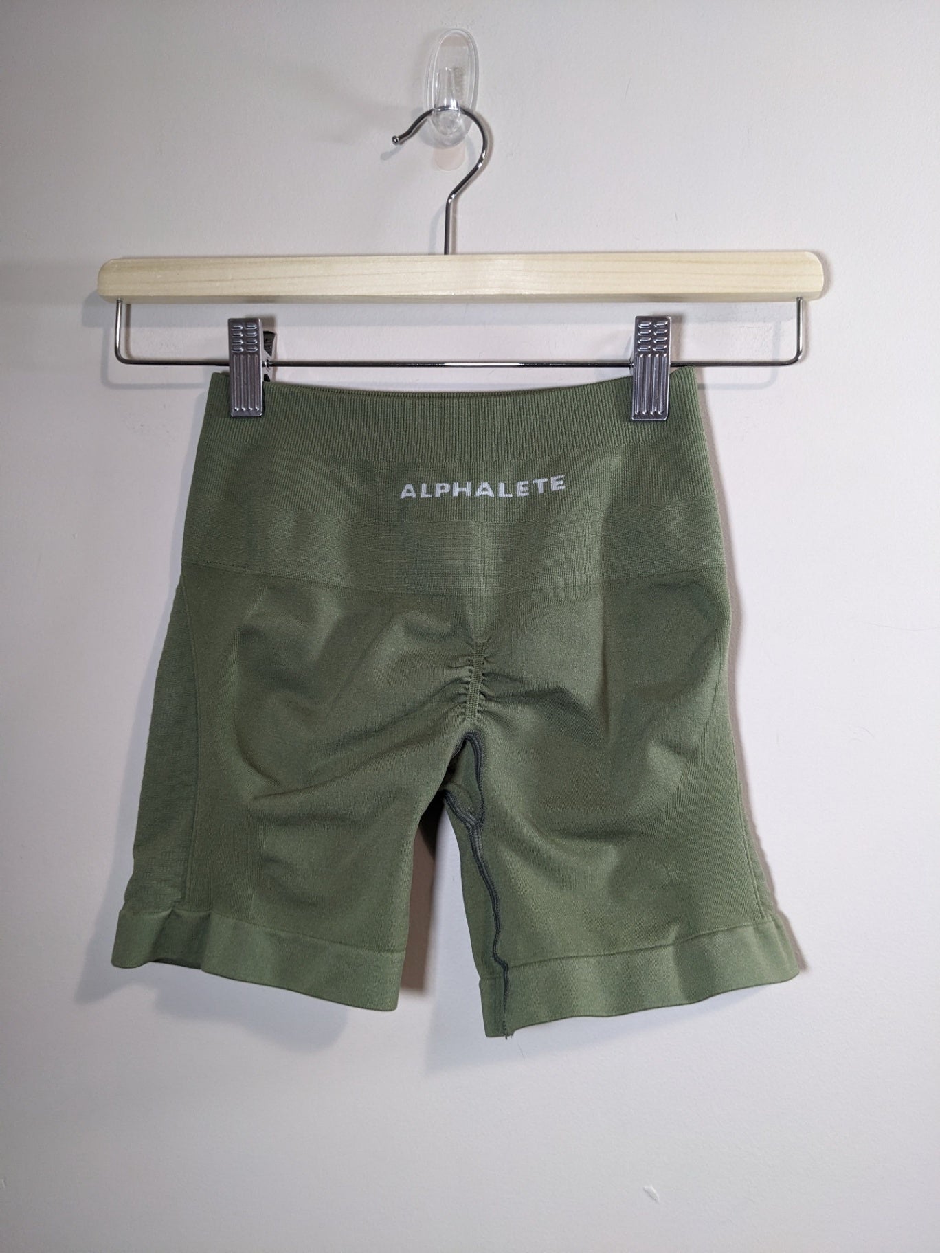 ALPHALETE Olive Shorts - appears XS/S