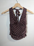 Shein Polka Dot Halter - S