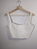 BABATON Textured Crop Tank - sz 4