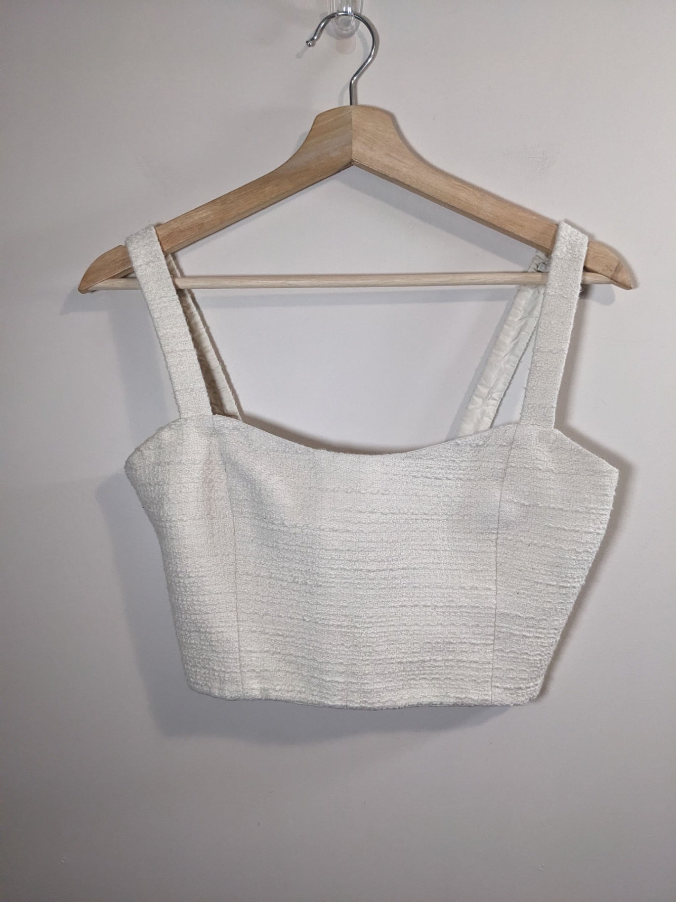 BABATON Textured Crop Tank - sz 4