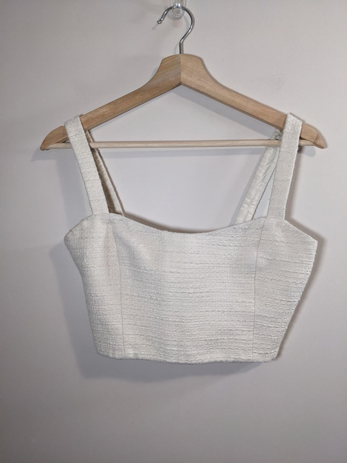 BABATON Textured Crop Tank - sz 4