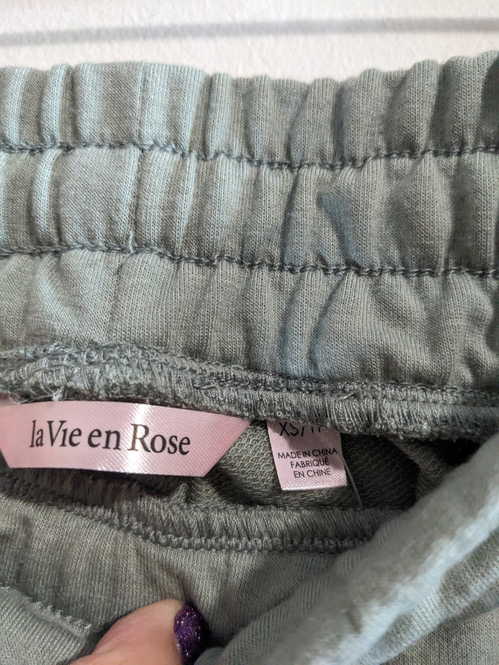 NWT la Vie en Rose Sage Shorts - XS