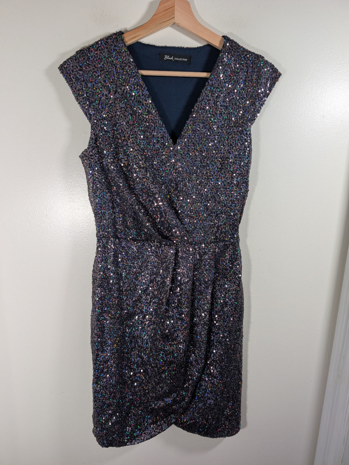 Black Collection sequin dress - XS