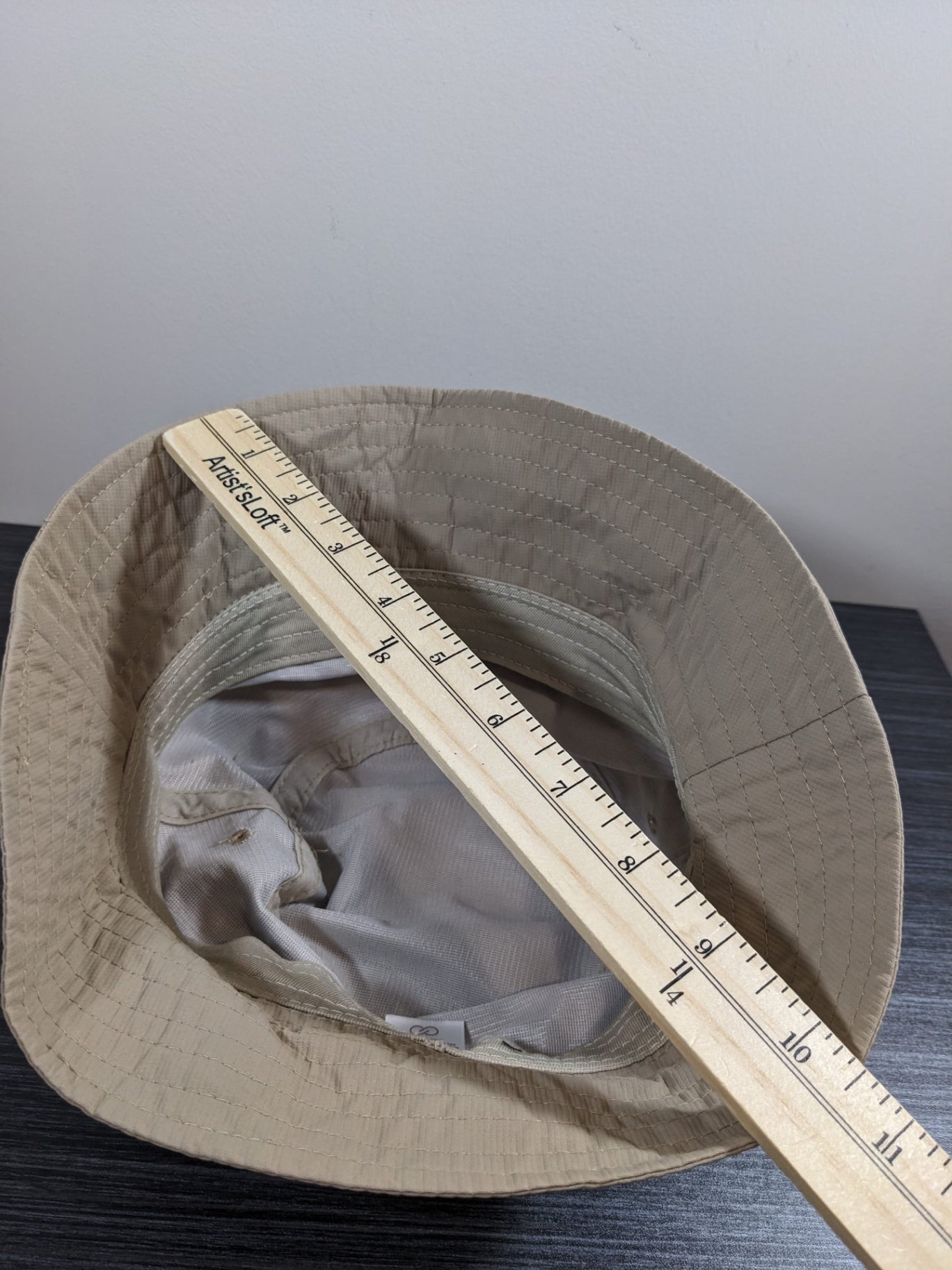Beige Bucket Hat - One Size