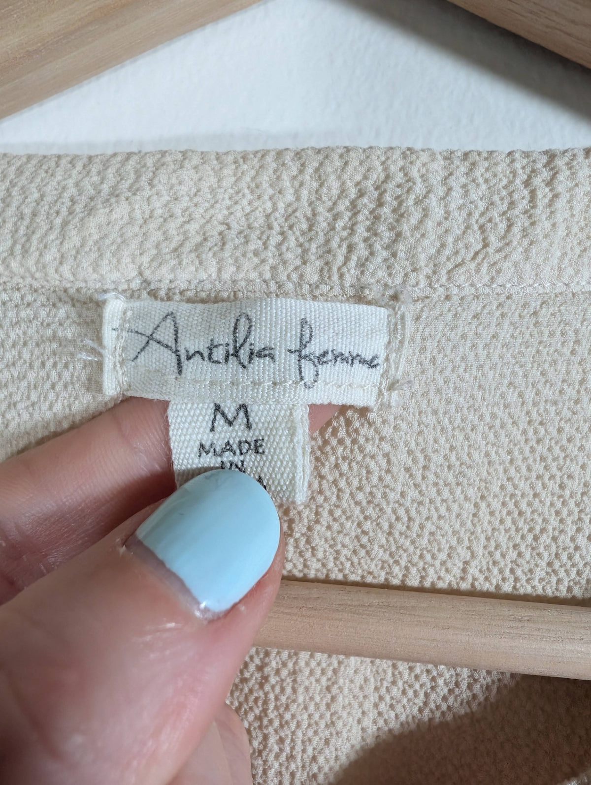Antilia Fenne beige blouse - Medium