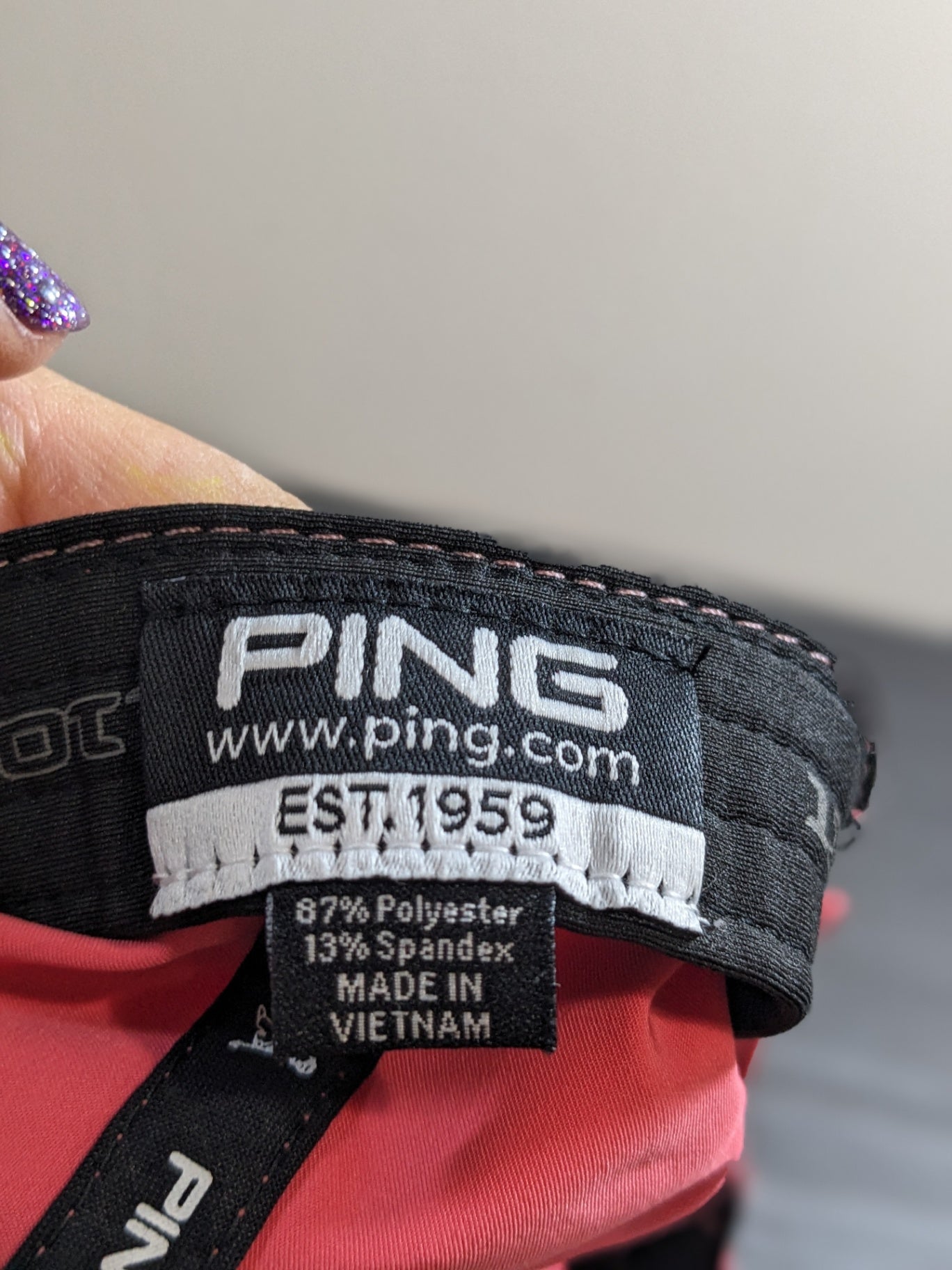 NWOT PING Pink Hat - One Size