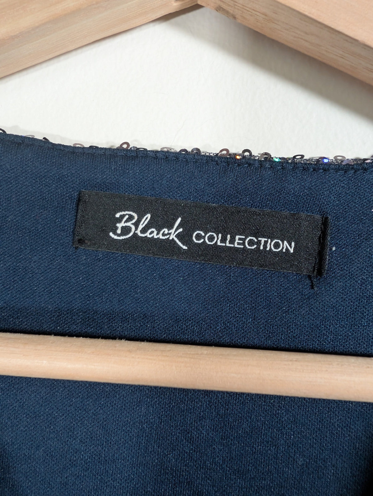 Black Collection sequin dress - XS