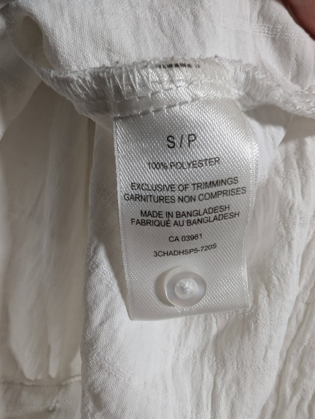 Unknown brand white blouse - Small
