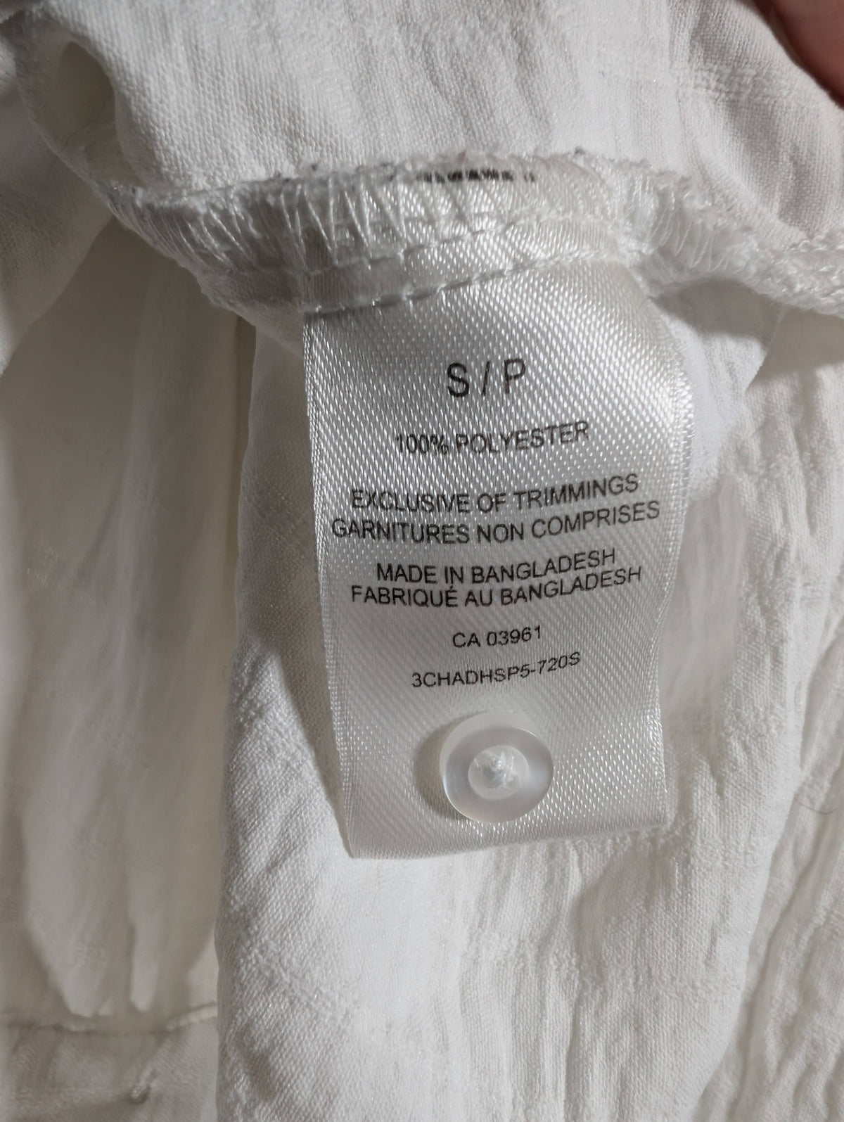 Unknown brand white blouse - Small