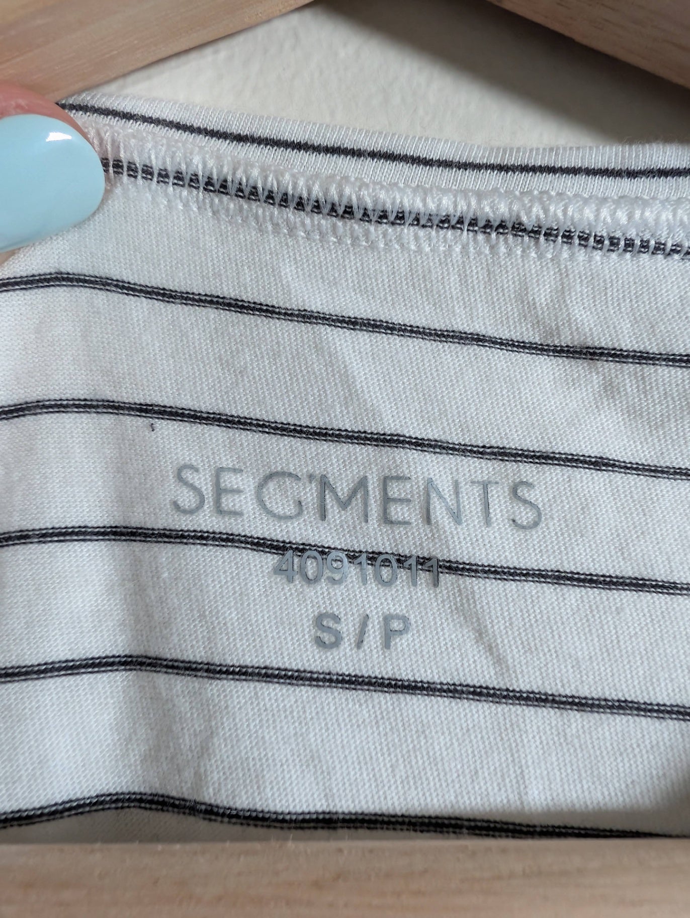 Seg'Ments striped tee - Small