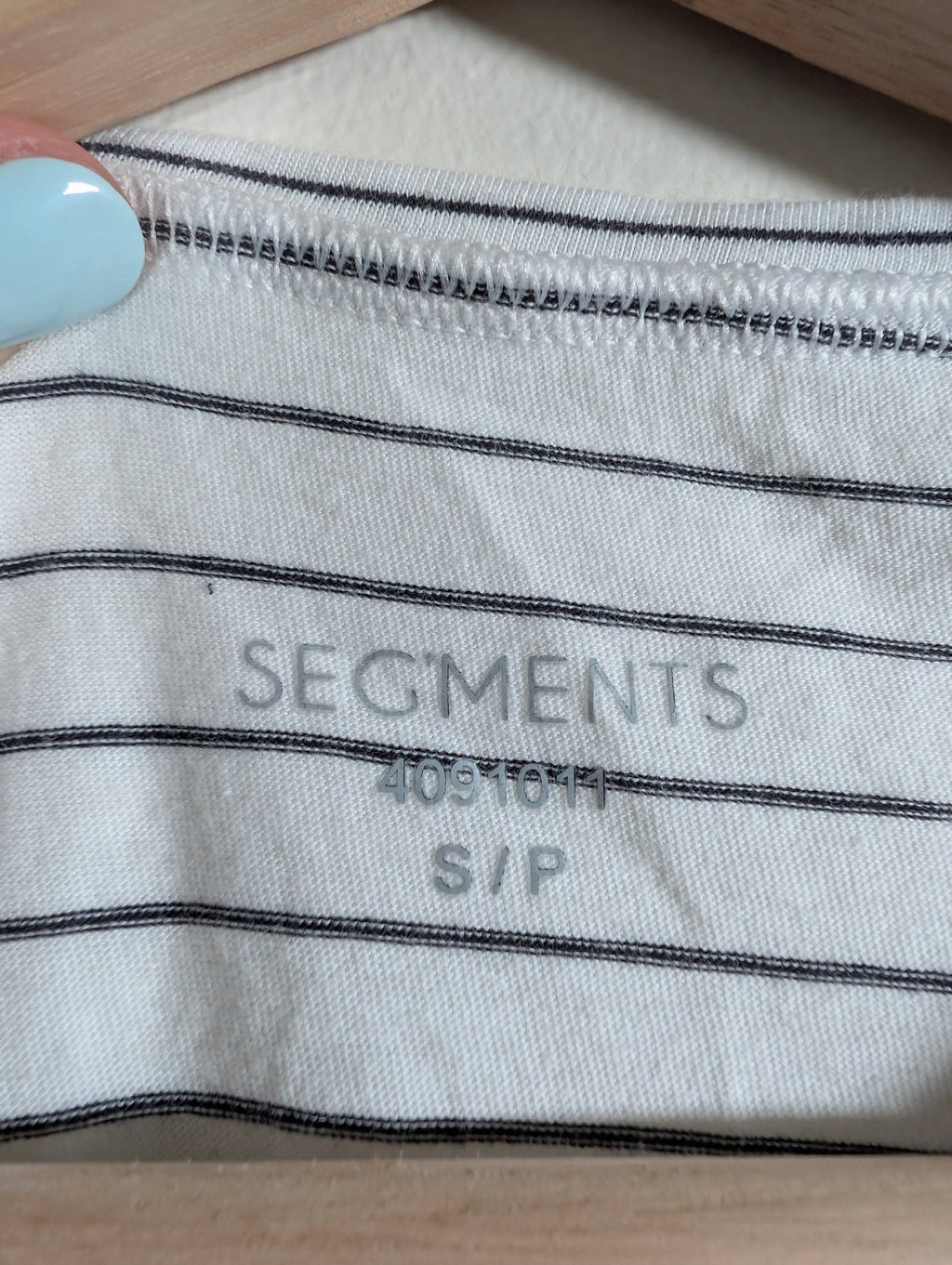 Seg'Ments striped tee - Small