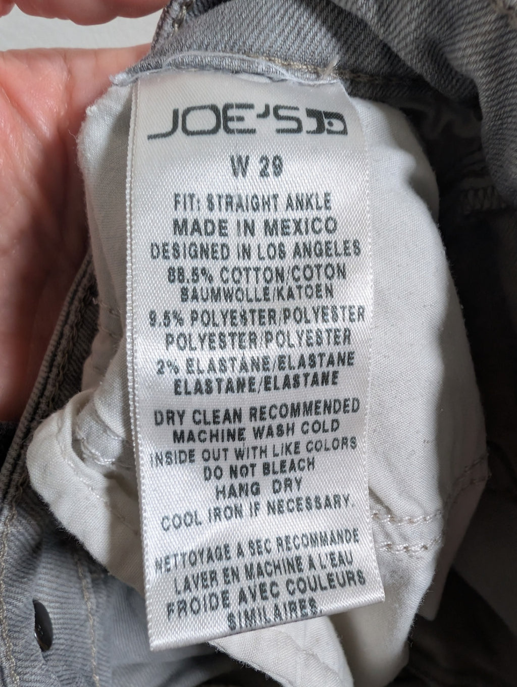 Joe's grey jeans - 29