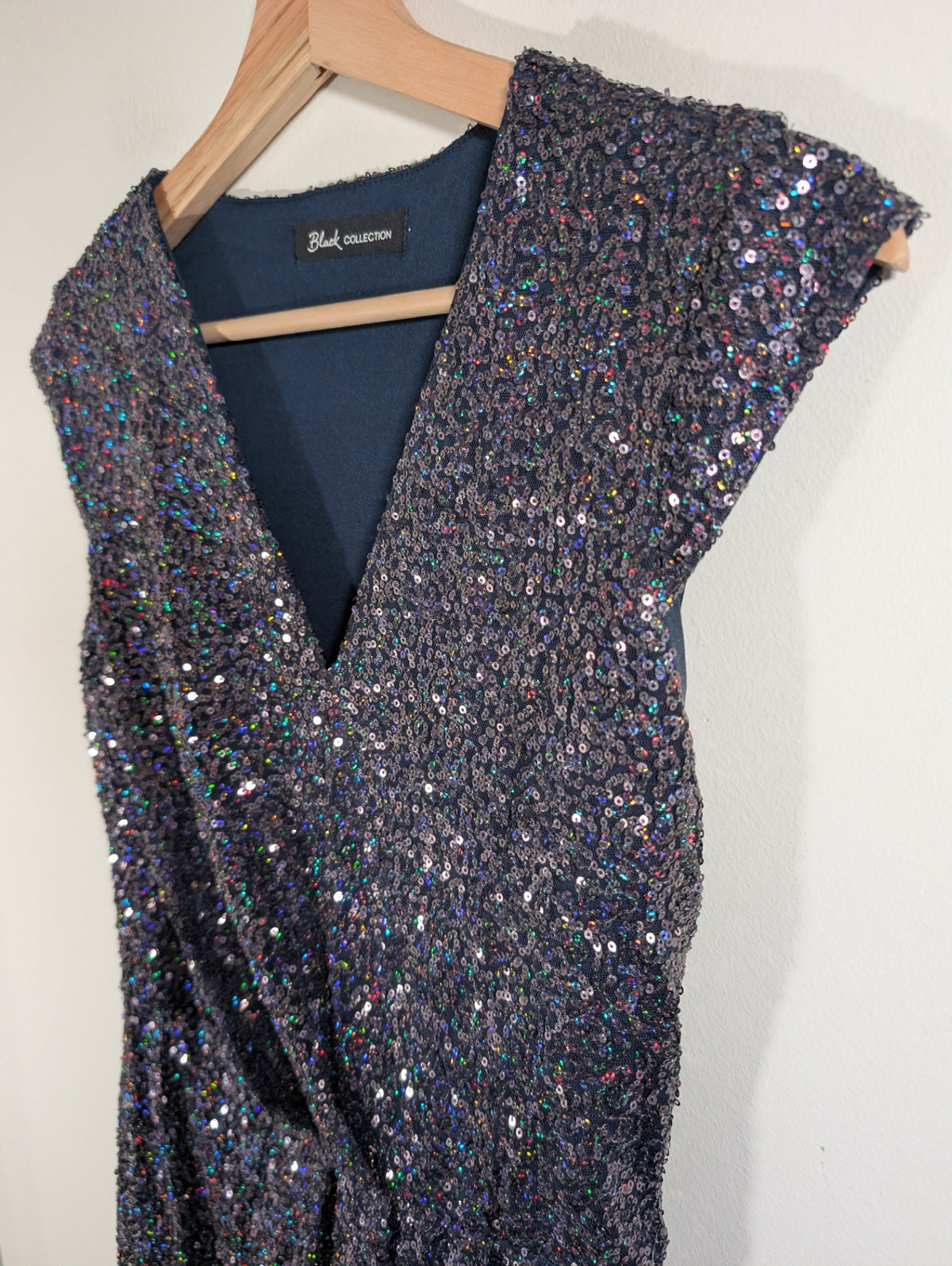 Black Collection sequin dress - XS
