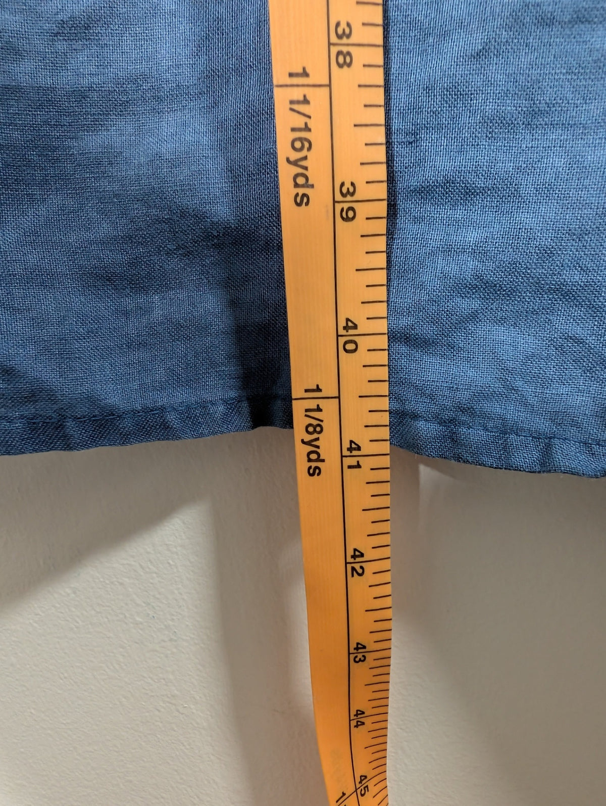 Puro lino blue linen dress - Small