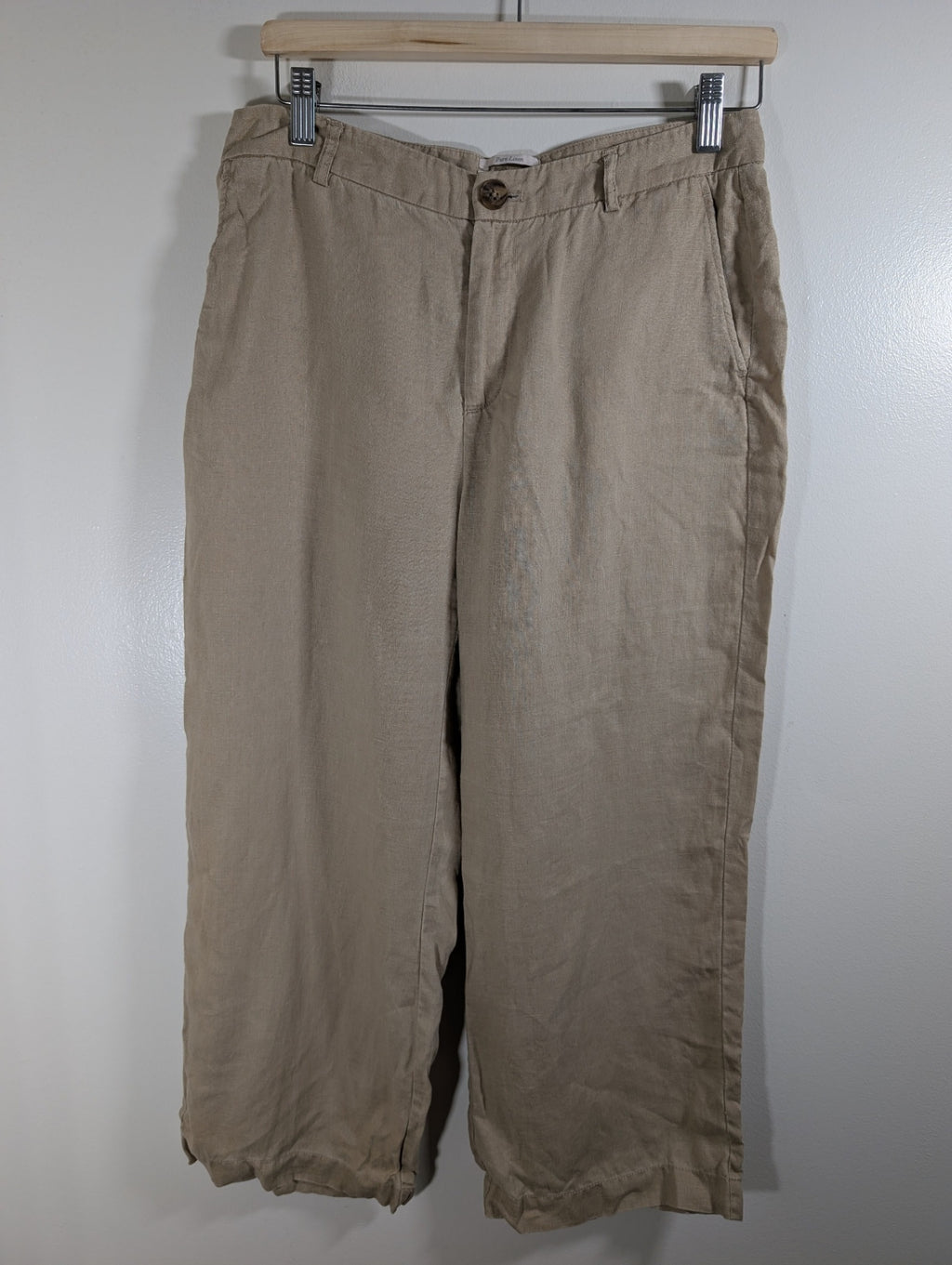 Part Two beige linen pants - 36
